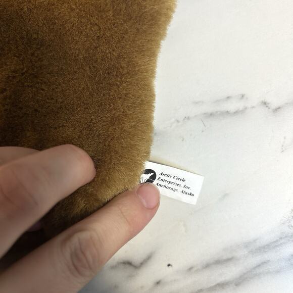 Arctic Circle Plush Five Finger Hand Puppet 9" Stuffed Animal Toy Puffin Moose - Picture 2 of 5